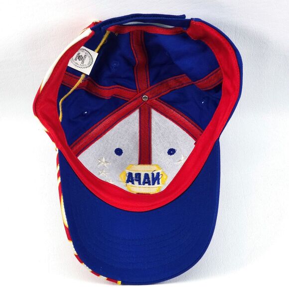 NAPA Racing NASCAR #15 Stripes Red White Blue American Flag‎ Hat Adjustable Cap - Picture 11 of 14